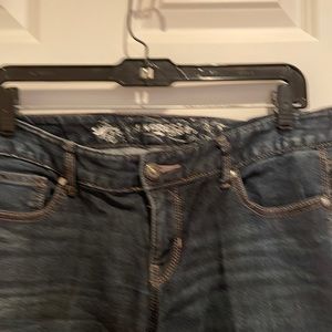 Express jeans barely boot